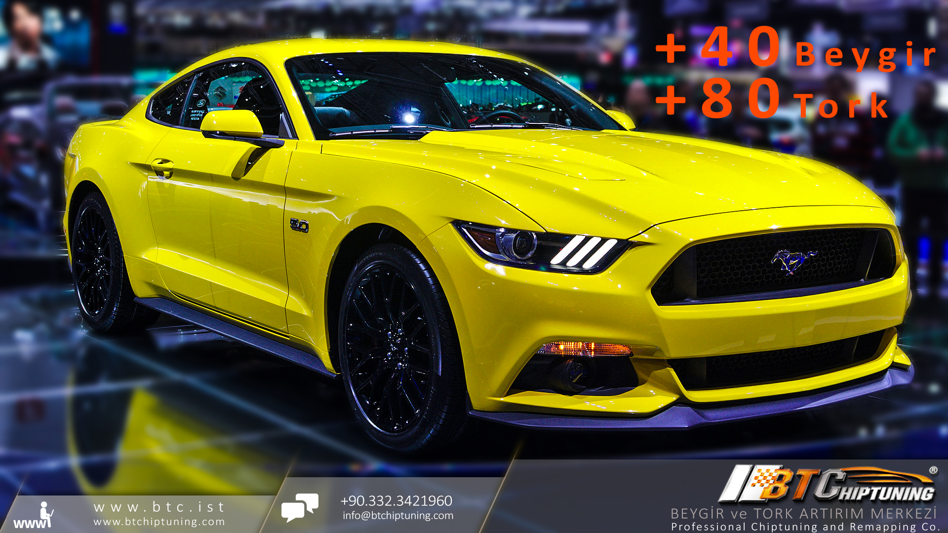 .FORD MUSTANG 2.3 ECOBOOST - MED17.0 BTChiptuning® ile ARTIK DAHA GÜÇLÜ!.